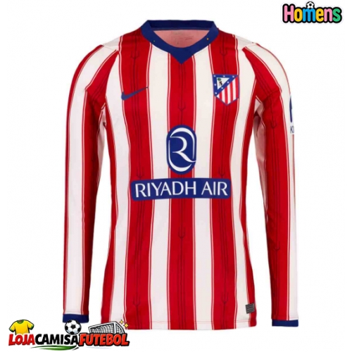 Camisa de Futebol Atletico Madrid Equipamento Principal 2026-27 Manga Comprida